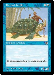 MTG 簡体字イラスト版　角海亀　Horned Turtle ポータル　他言語 角海亀／Horned Turtle - MTGフレーバーテキストwiki | Magic the